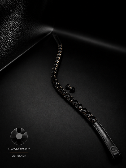 Swarovski Jet Pannband