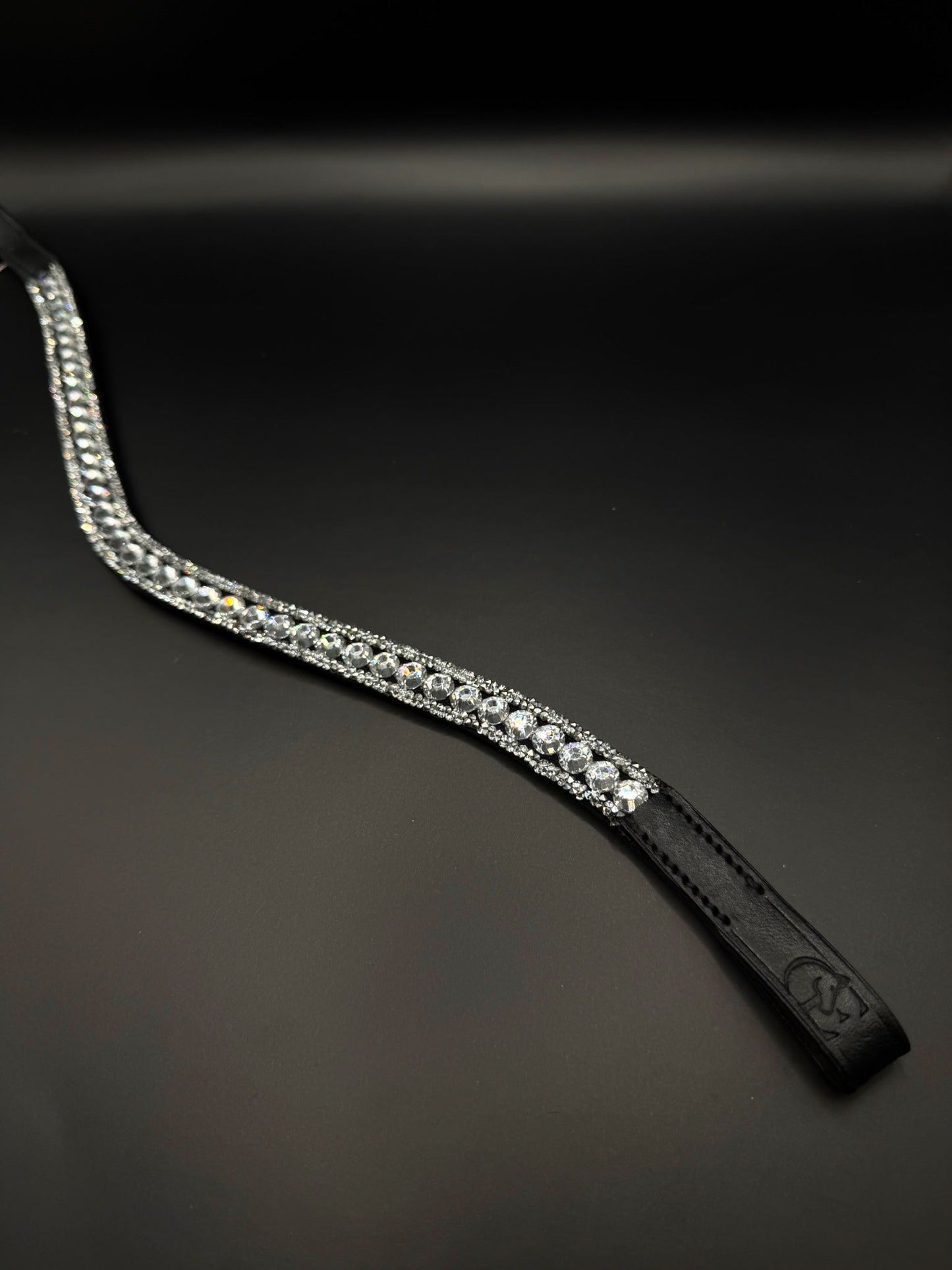 Serena Luxe Pannband Svart / Ponny