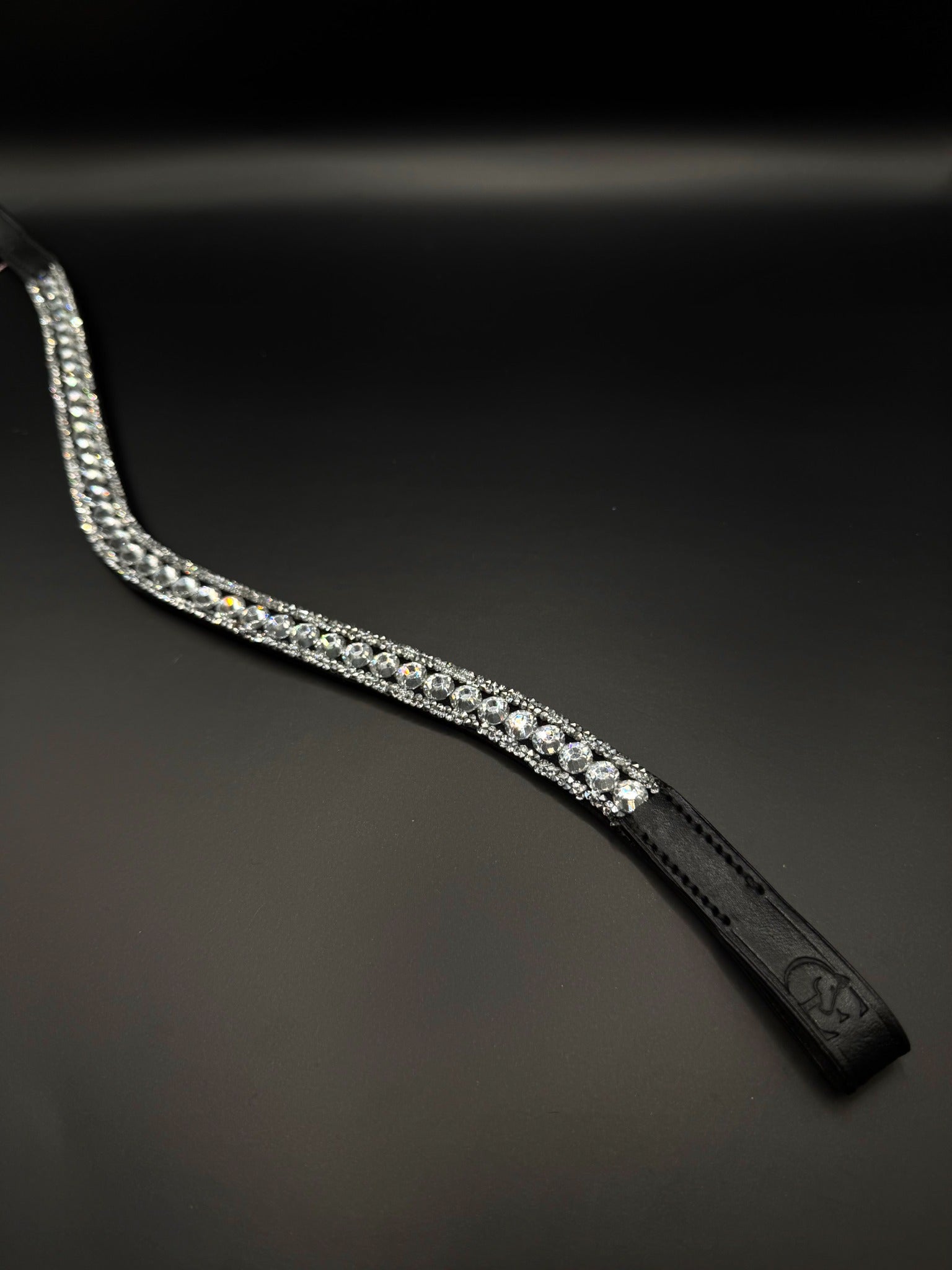 Serena Luxe Pannband Svart / Ponny